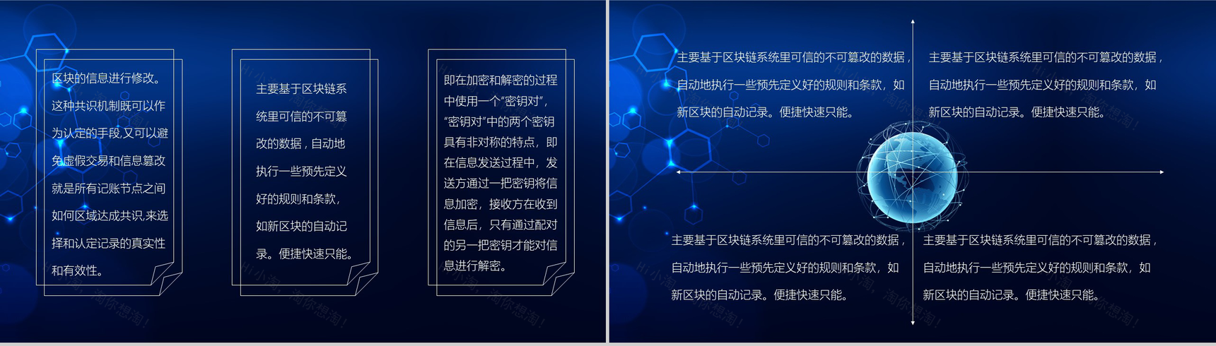 炫酷创新科技区块链互联网+商业项目计划书营销推广活动PPT模板-10