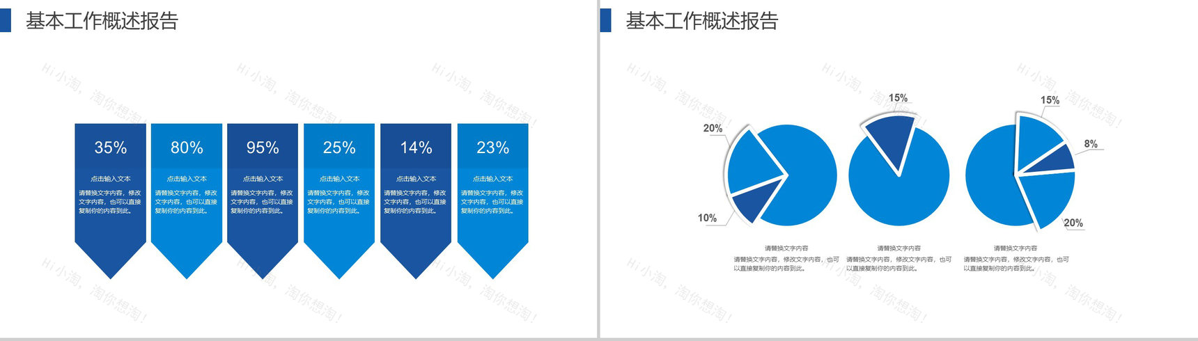 创意水彩淡雅蓝色背景实习转正商务项目计划书述职报告PPT模板-11