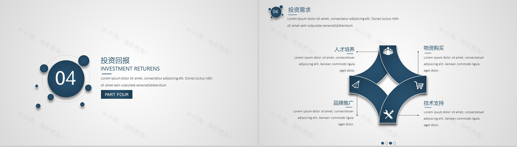 时尚简约质感商业计划书PPT模板-11