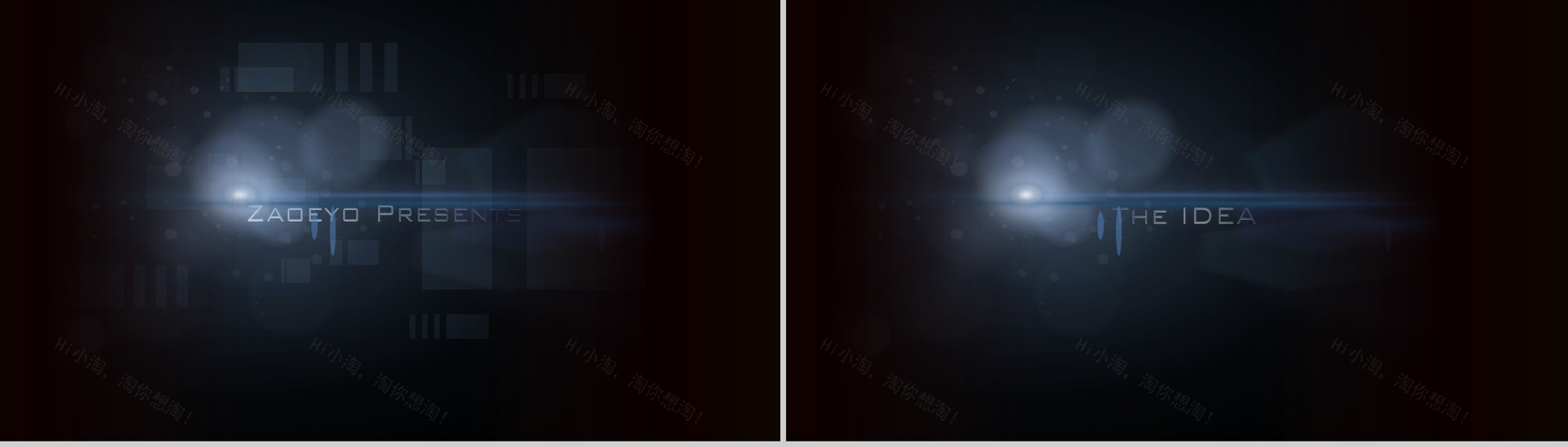 纯PPT绘制快闪几何图形动感3D立体视觉特效动画PPT模板-8