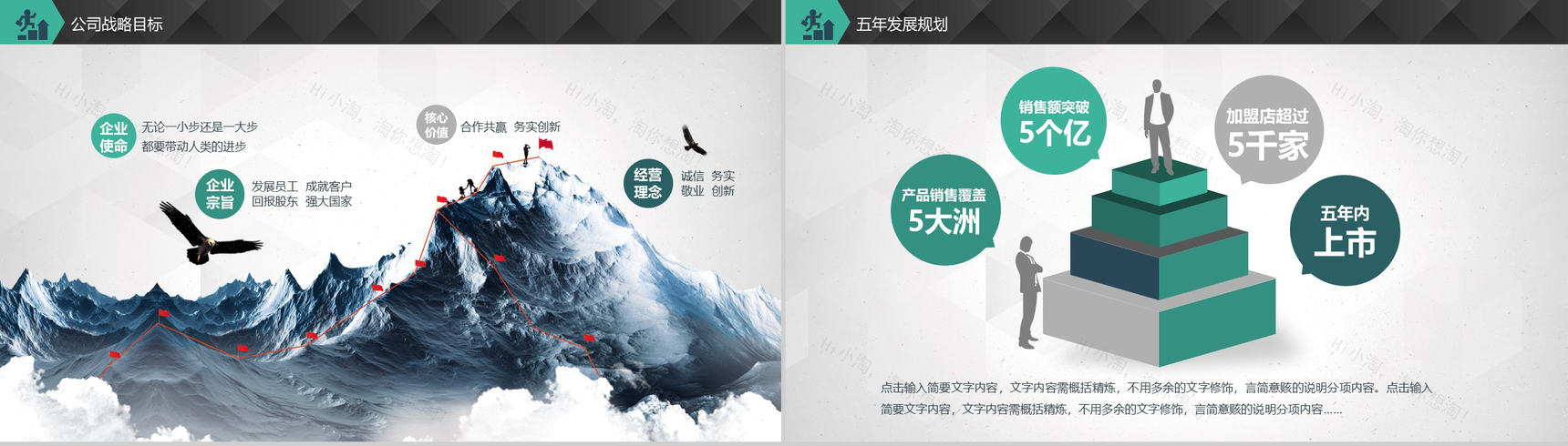 绿色科技动态商业融资计划书PPT模板-12