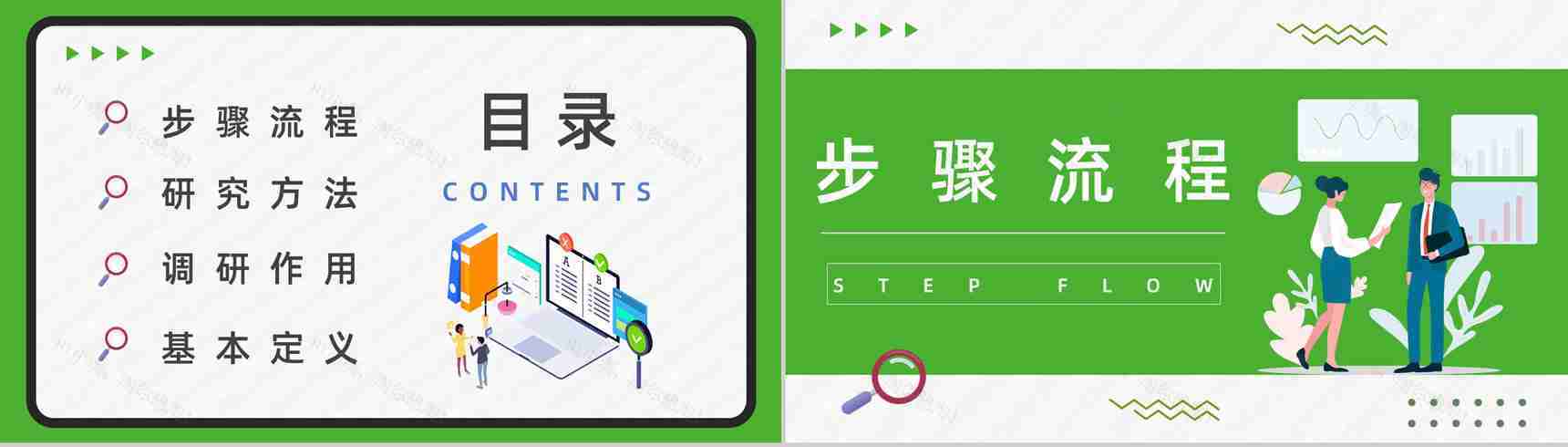 行业市场调研工作项目策划风险预判工作总结计划书PPT模板-2
