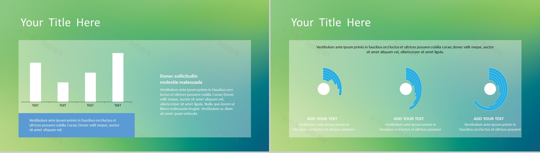 绿色渐变大气欧美商务商业计划书工作总结汇报PPT模板-10