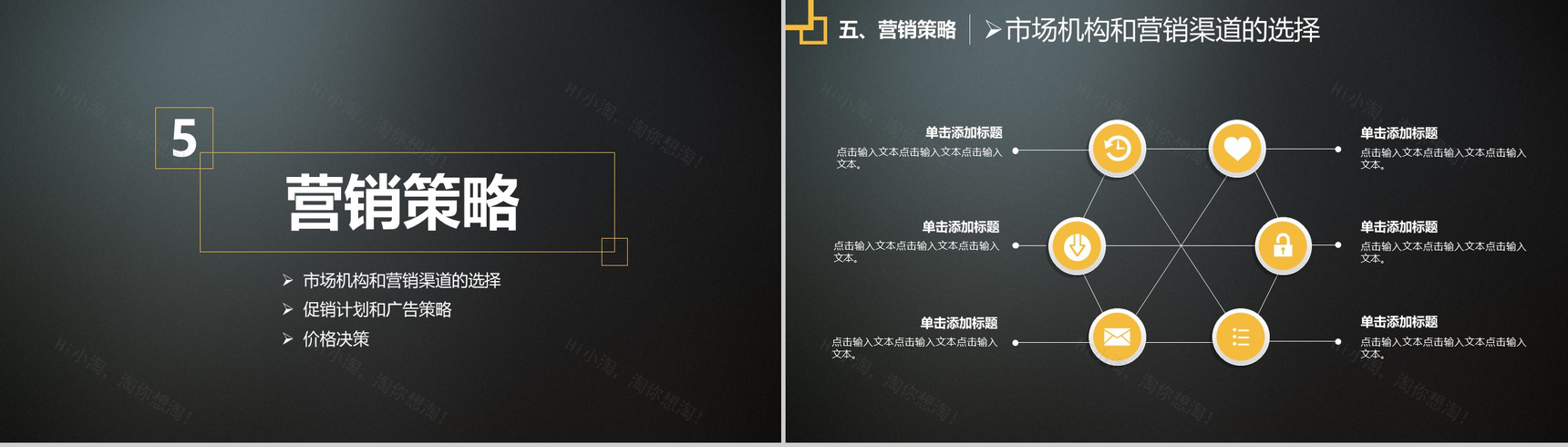 黑色创意商业计划书PPT模板-10