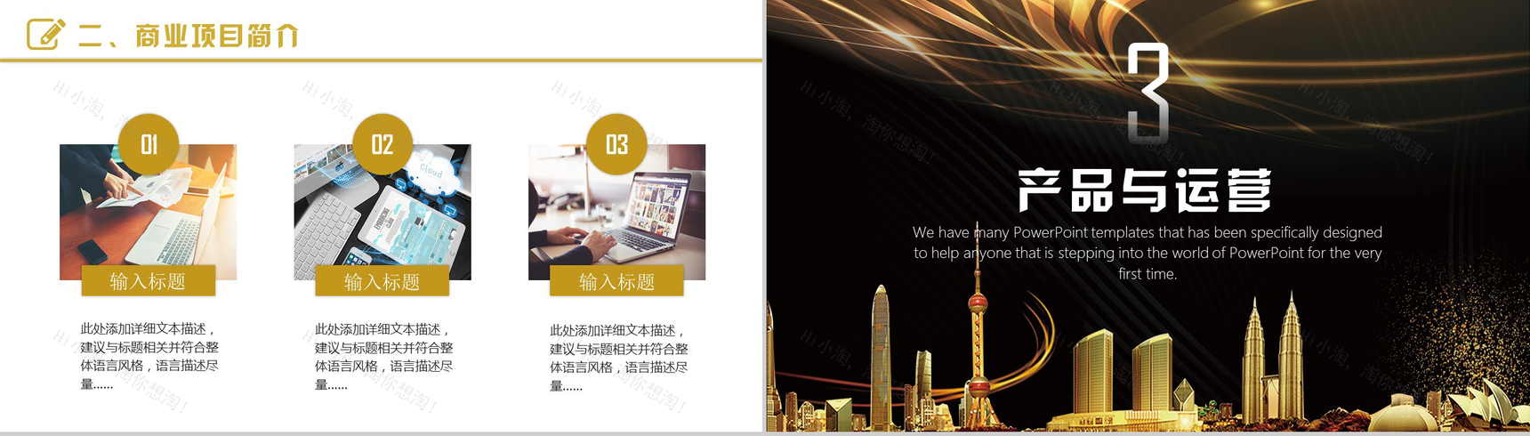 黑金霸气商务策划方案计划书PPT模板-8