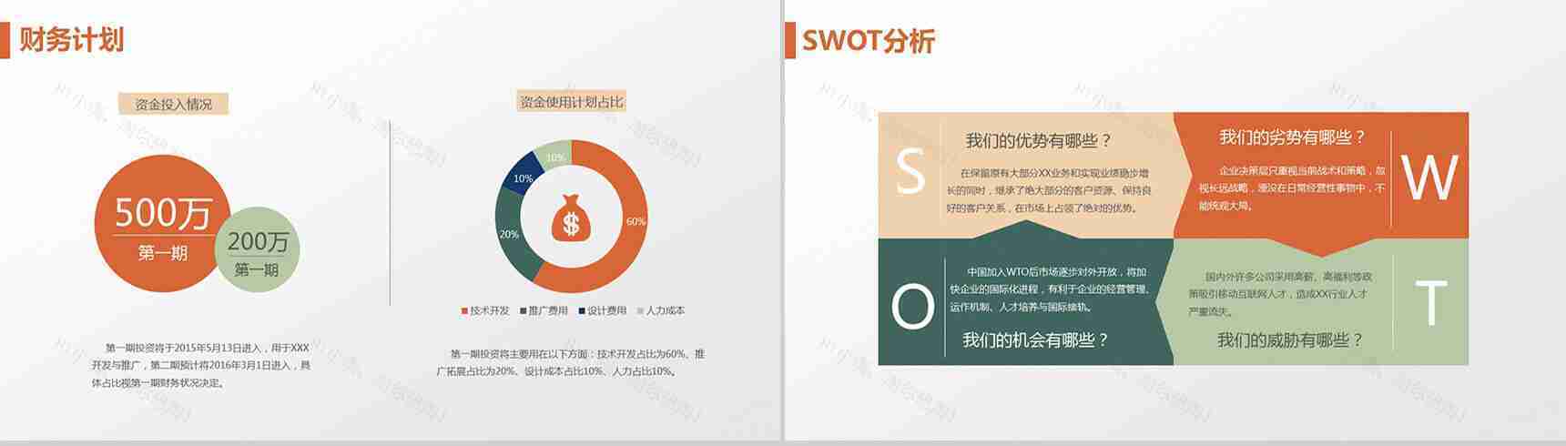海洋欧美商务产品发布通用PPT模板-12