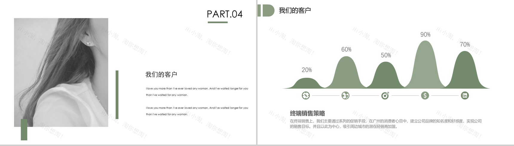 欧美大气杂志服装宣传品牌推广PPT模板-10