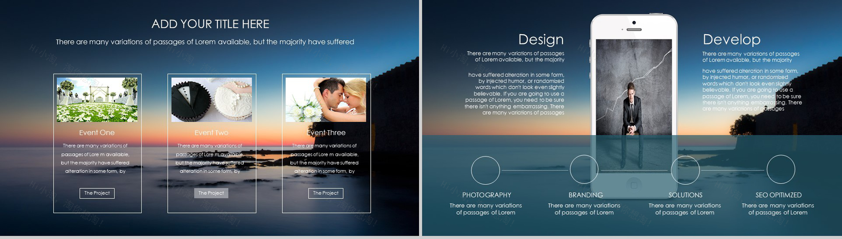 大气商务欧美年终汇报总结商业计划书PPT模板-9