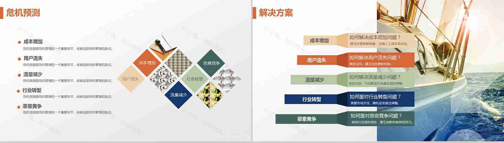 海洋欧美商务产品发布通用PPT模板-11