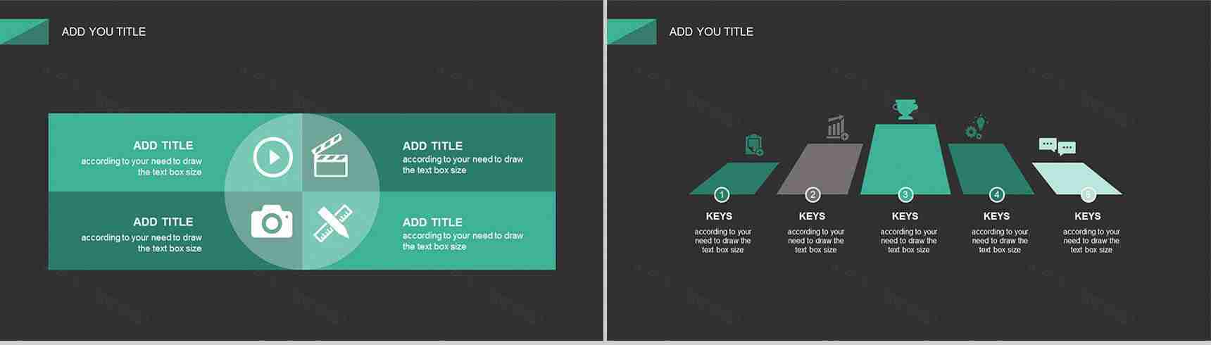 黑色大气商务计划书通用PPT模板-7