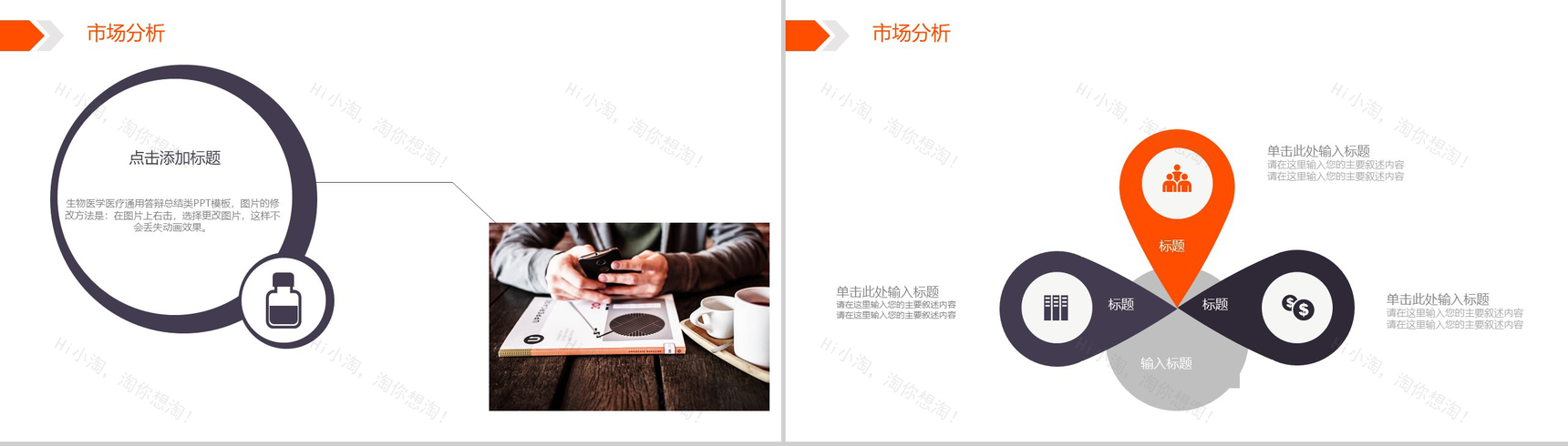 橙色大气商务商业贸易策划书PPT模板-9