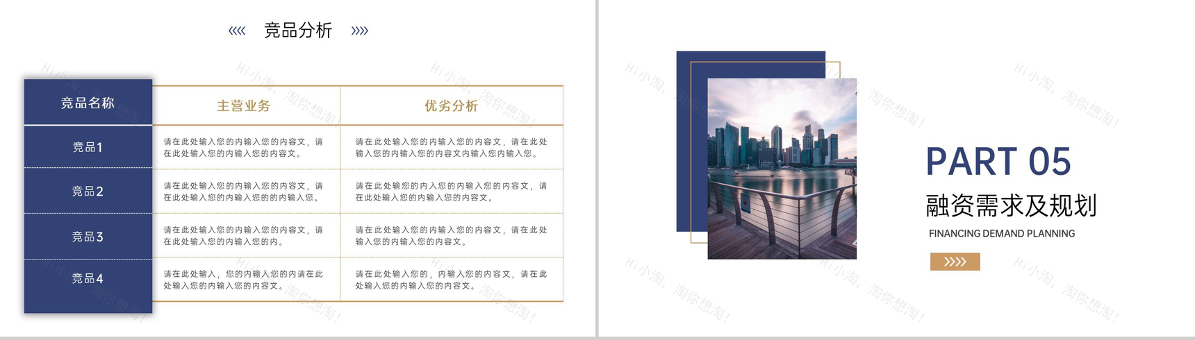 蓝色商务风创业融资计划书产品展示市场分析项目介绍PPT模板-11