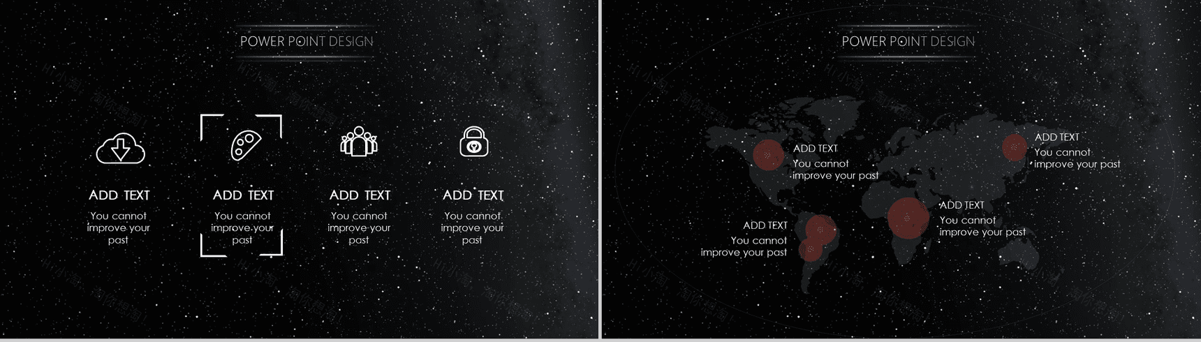 月球欧美商务风总结汇报企业规划PPT模板-8