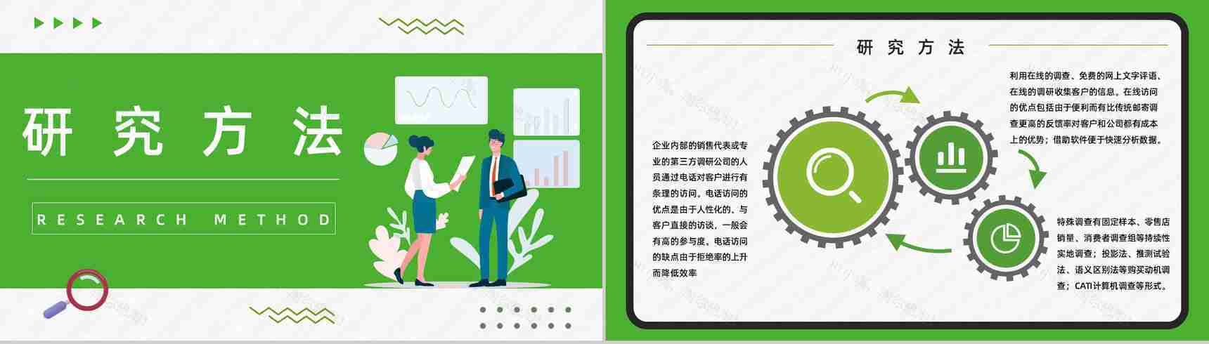行业市场调研工作项目策划风险预判工作总结计划书PPT模板-4