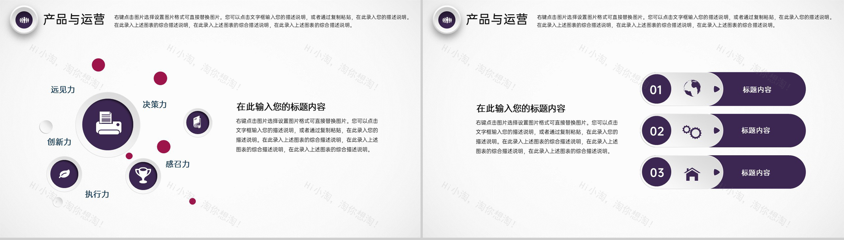 紫色几何创业融资计划书团队介绍市场分析PPT模板-6