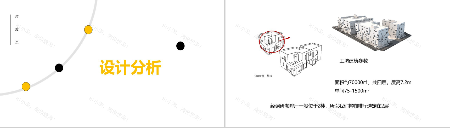简约极简微粒体风格XX主题咖啡厅创业设计PPT模板-6