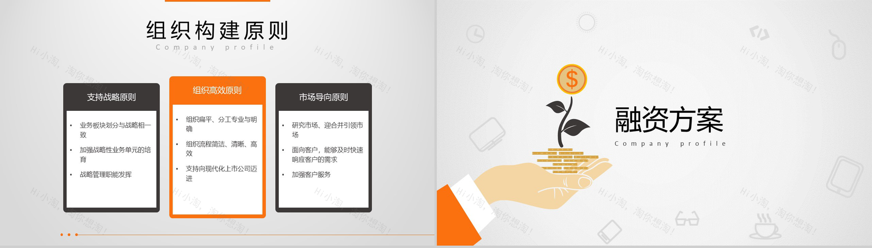 公司创业项目计划书PPT模板-10