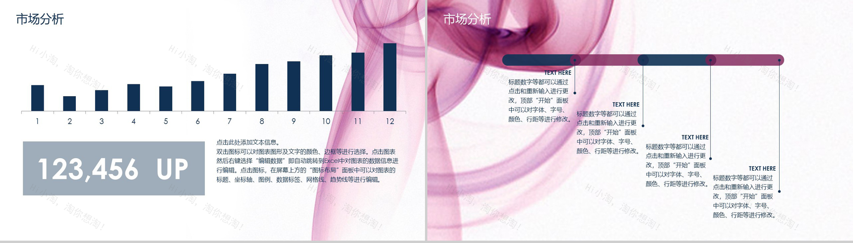 梦幻动态商业项目计划PPT模板-5