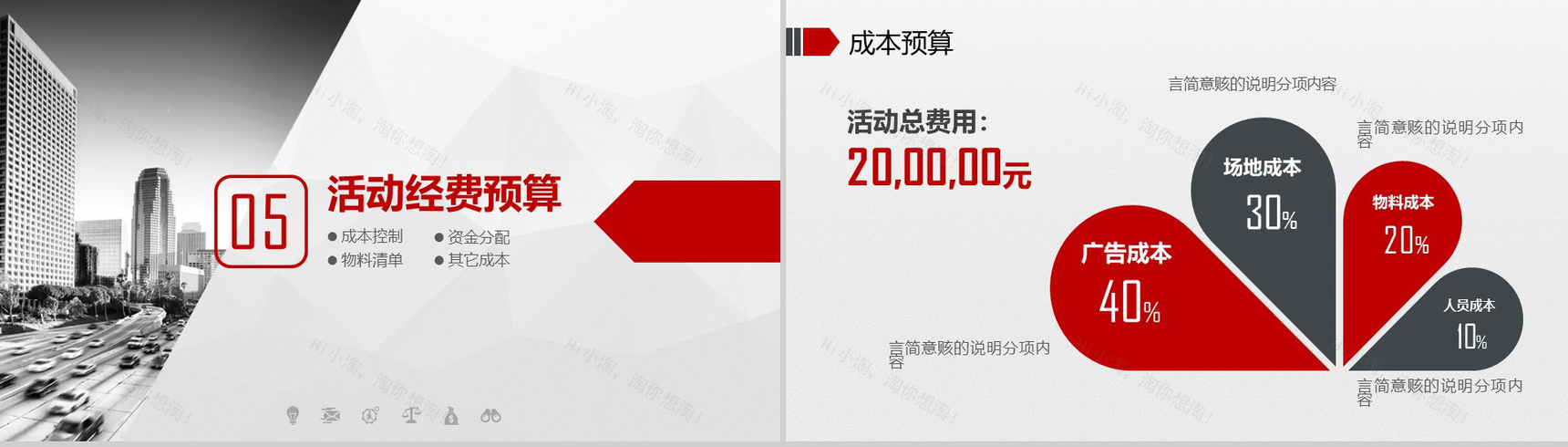 精美大气商务商业活动策划书个人总结报告PPT模板-16