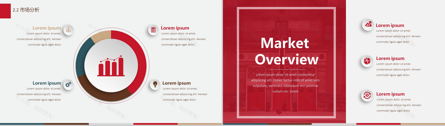 大气商务简约商业计划书PPT模板-7