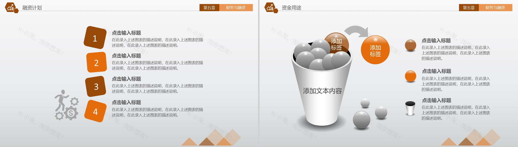 简洁实用创业商业合作融资计划书PPT模板-21
