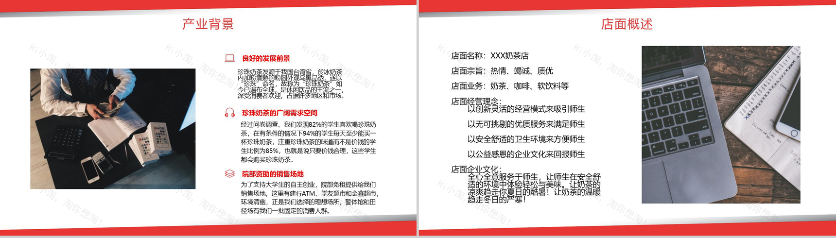有梦想就有行动！大学生创业畅想与奶茶店计划书-3