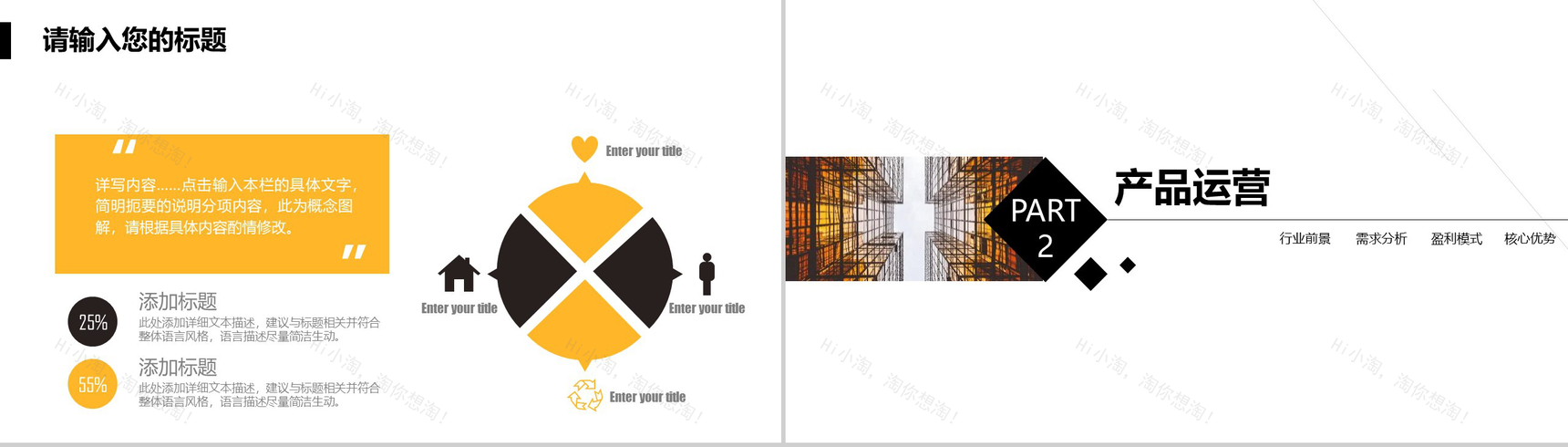 简约商务房地产行业商业计划工作汇报总结PPT模板-5