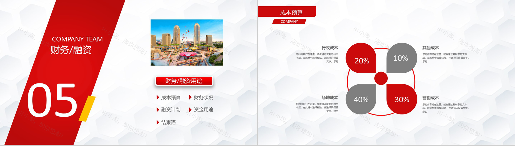 创业融资计划书商业通用PPT模板-17