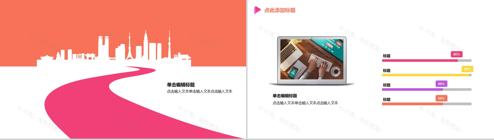 动态多彩互联网商业营销推广项目计划书PPT模板-4