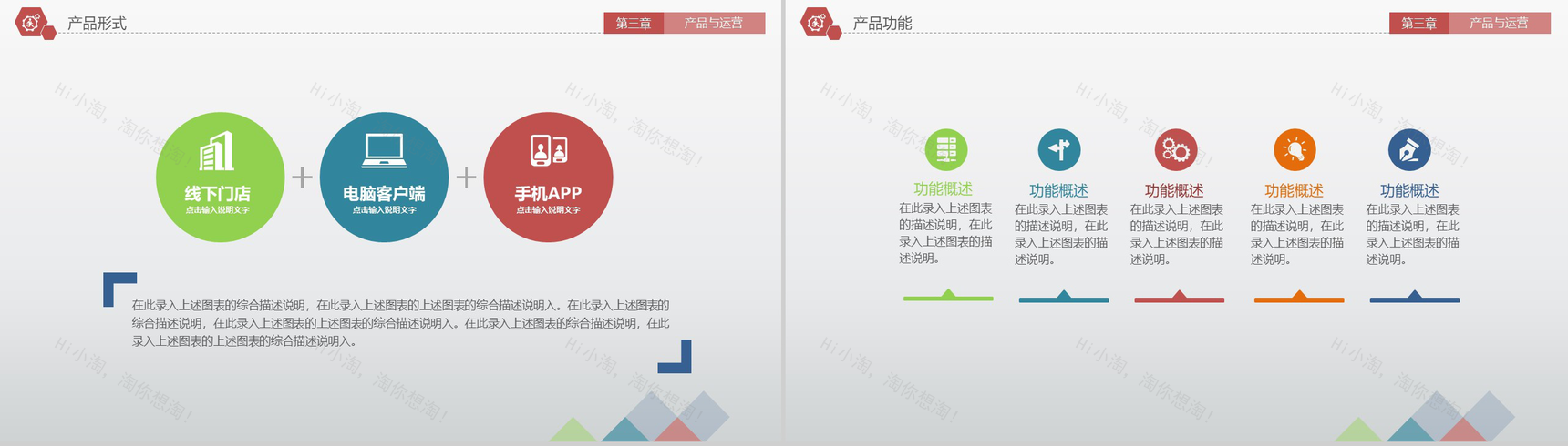 框架完整创业融资计划书PPT模板-13