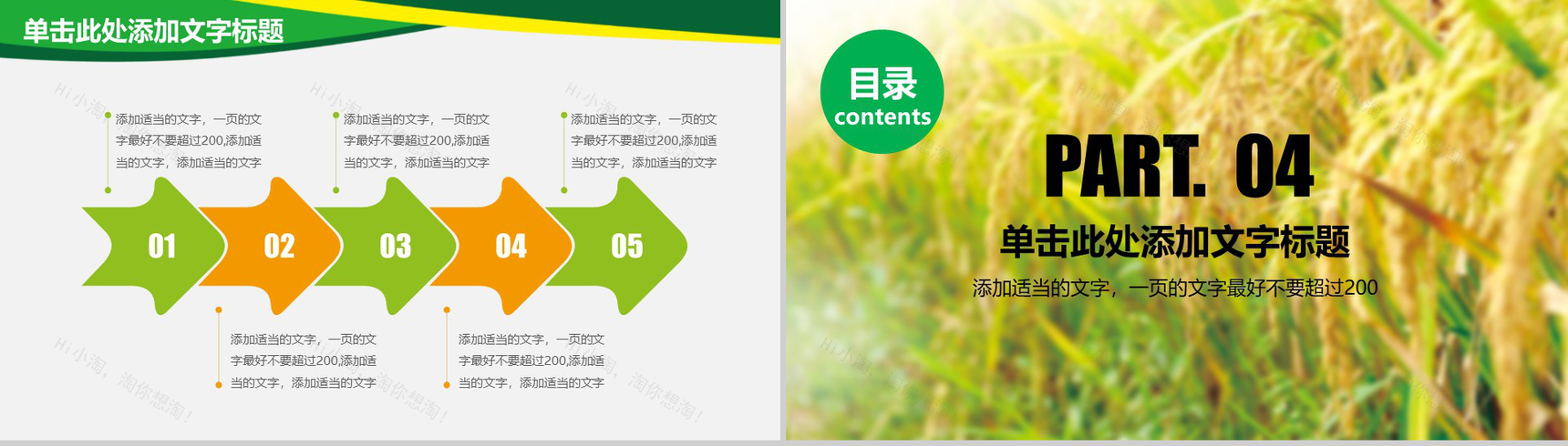 农业水稻玉米小麦农产品推广PPT模板-11