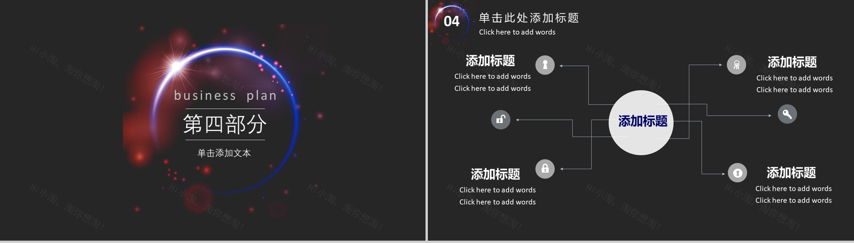 精美实用大气区块链商业计划书汇报PPT模板-10