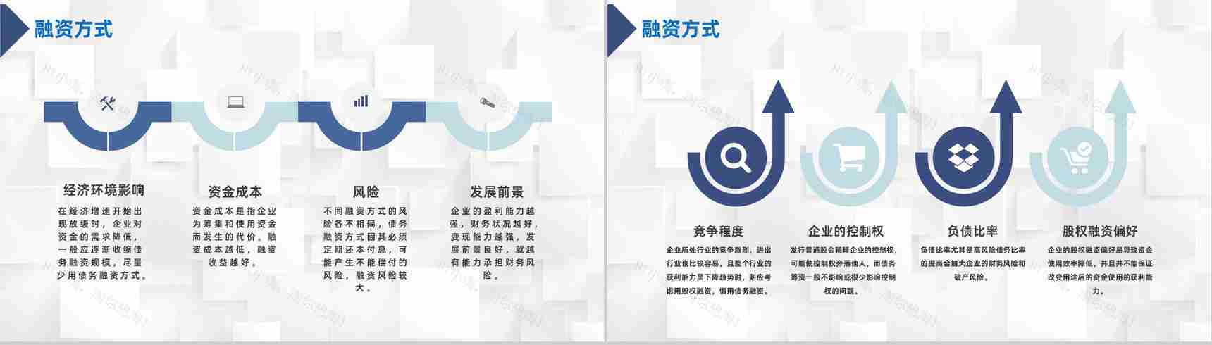 金融企业债权融资计划商业企划书众筹方案PPT模板-8