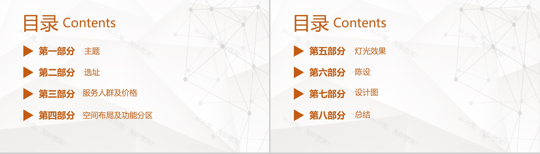 不同的品味相同的口味！XX咖啡厅创业室内设计PPT模板-2