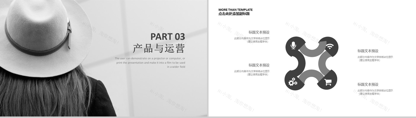 欧美商务风服装行业商业策划书PPT模板-8