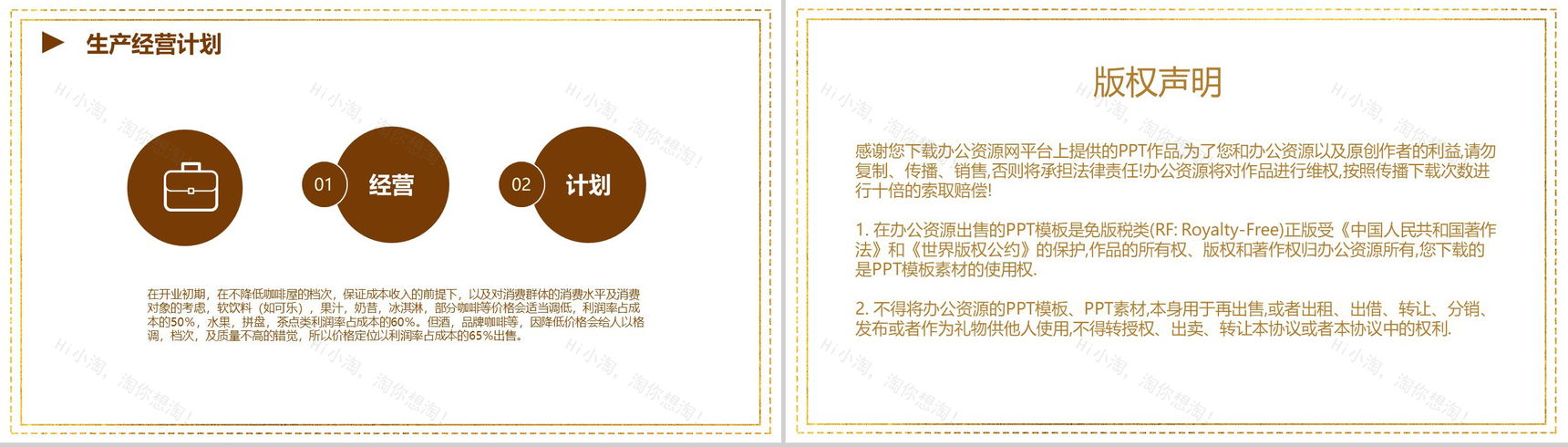 分享幸福传递真诚！XX咖啡厅创业设计方案PPT模板-7