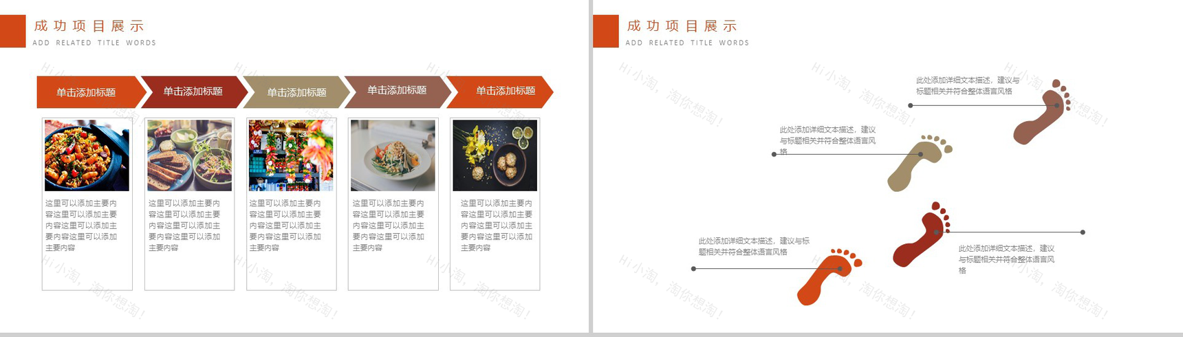 餐饮美食大气西餐美食营销推广策划PPT模板-9
