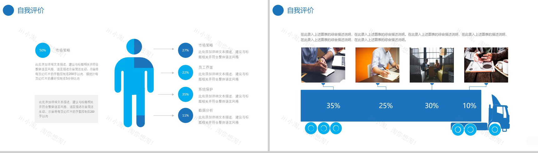 清新卡通海洋风商业计划书PPT模板-6
