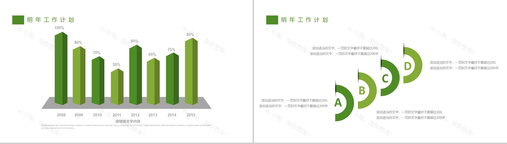 绿色清新文明城市建设计划书PPT模板-11
