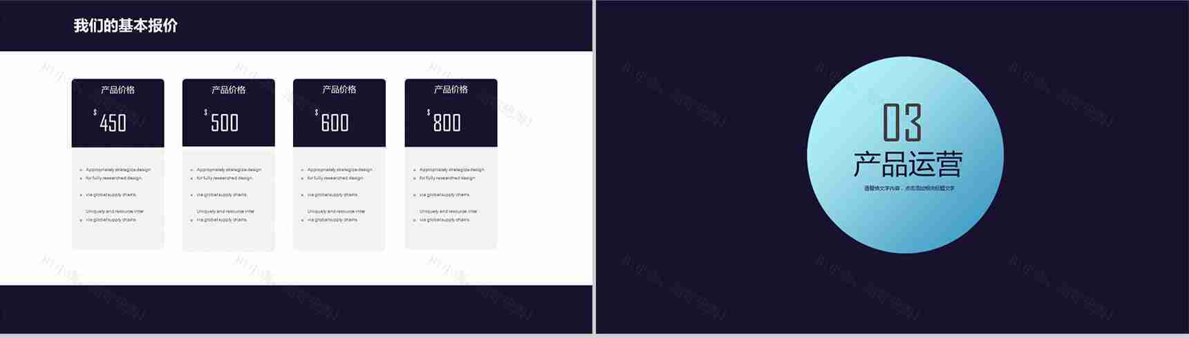科技风格商业产品策划计划书PPT模板-7