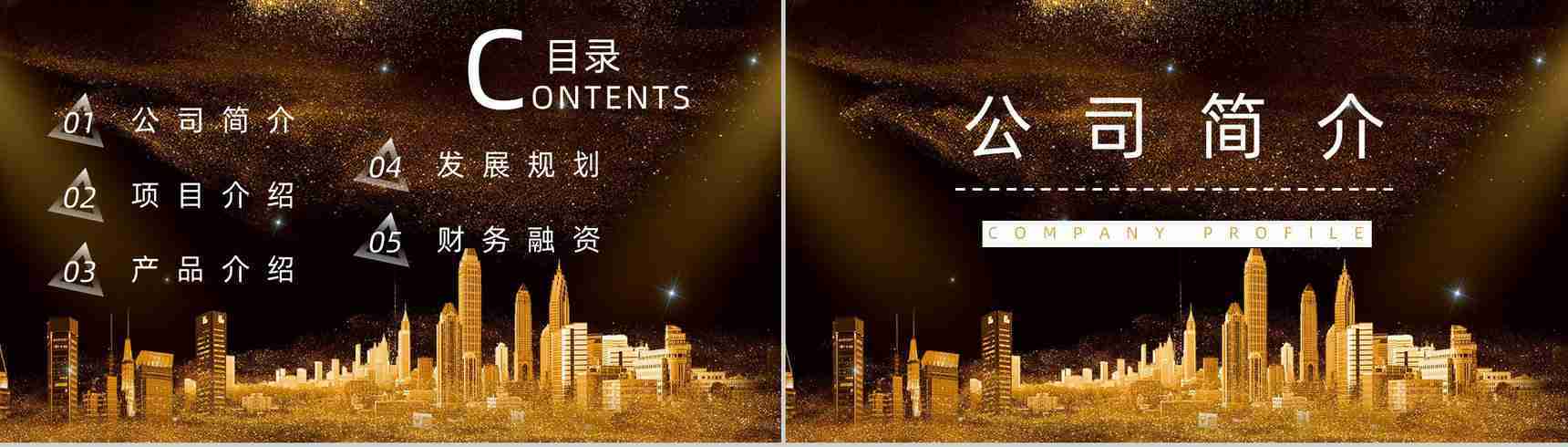 科技创新遇见新未来项目计划书PPT模板-2