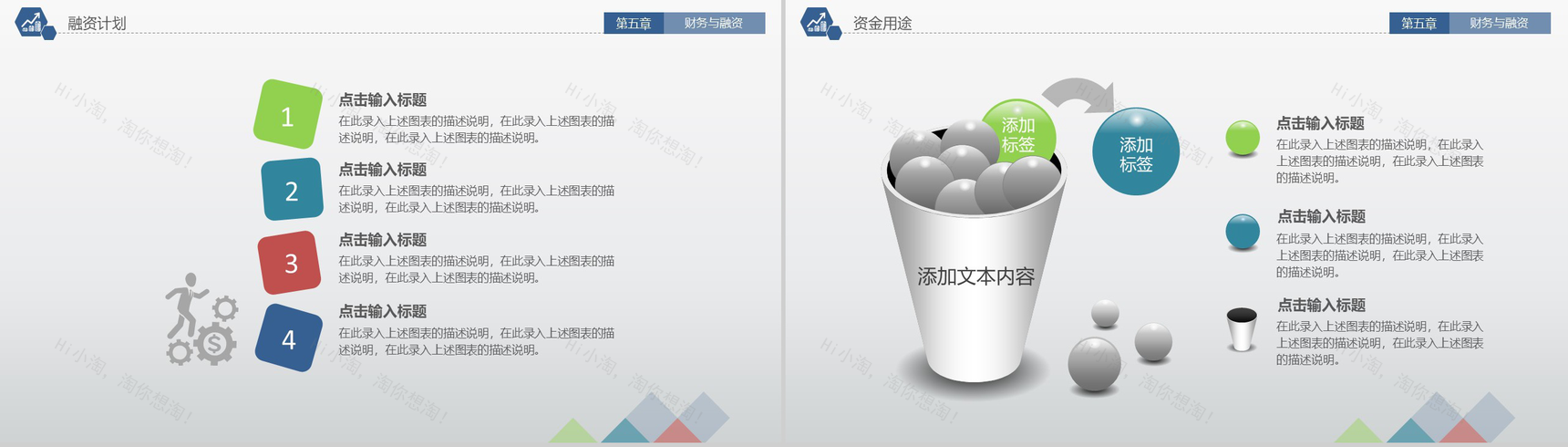 框架完整创业融资计划书PPT模板-21