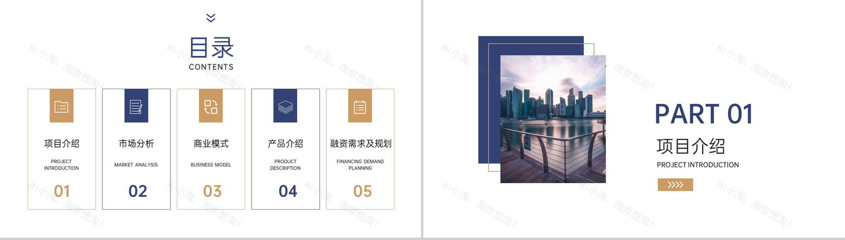 蓝色商务风创业融资计划书产品展示市场分析项目介绍PPT模板-2