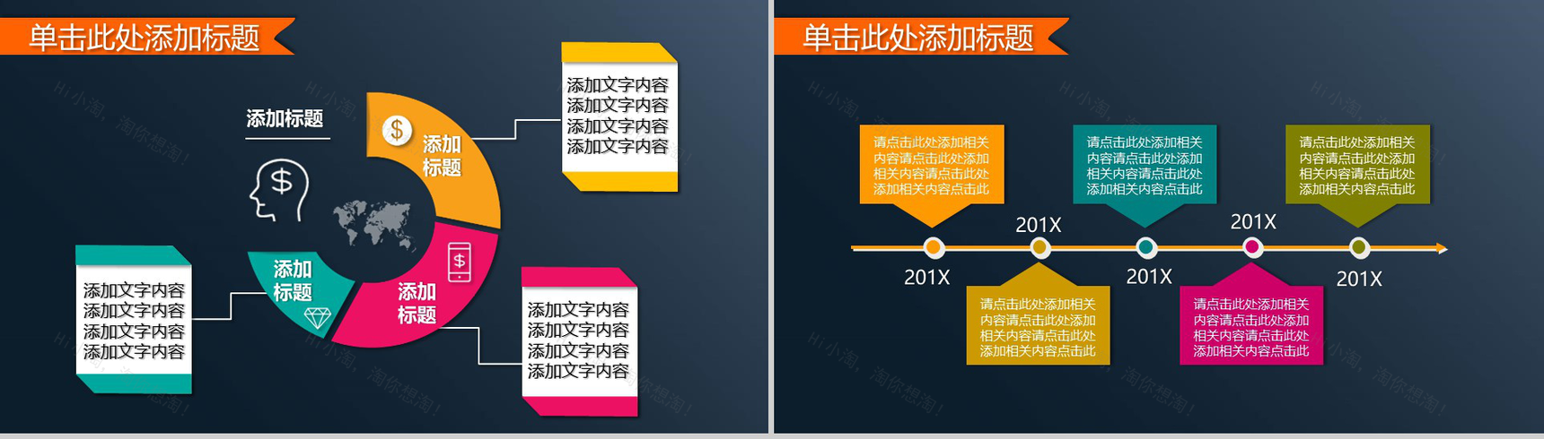 商务汇报企业管理商业融资PPT模板-7