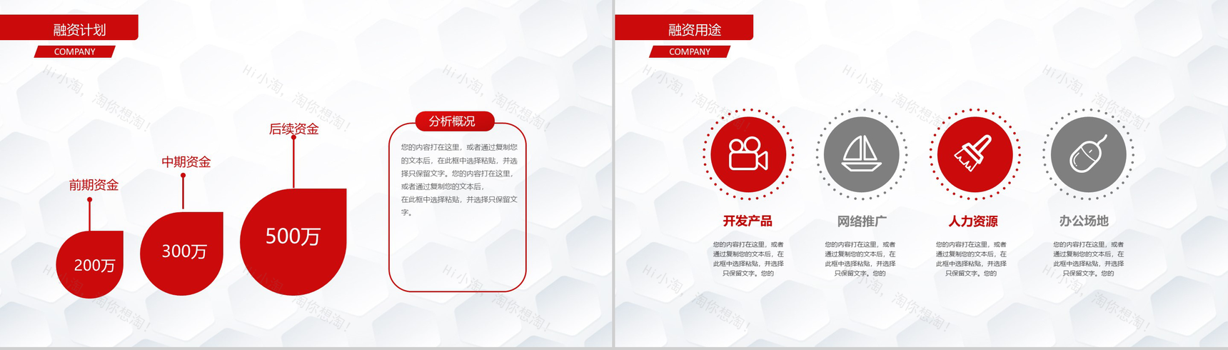 创业融资计划书商业通用PPT模板-18