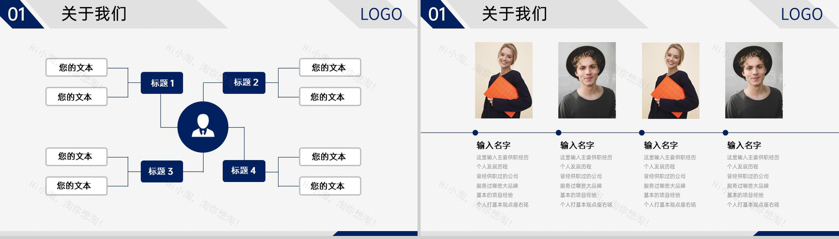 大气商务风企业介绍项目展示创业融资计划书PPT模板-4
