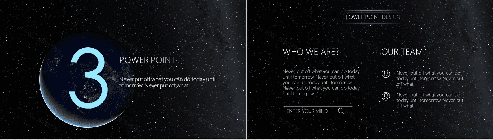 月球欧美商务风总结汇报企业规划PPT模板-6