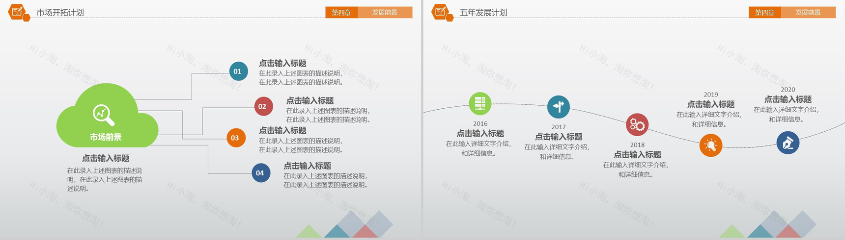 框架完整创业融资计划书PPT模板-17