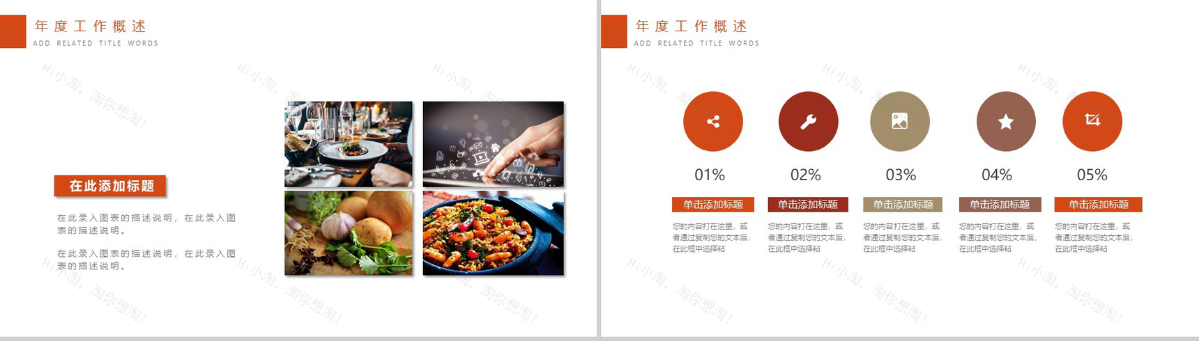 餐饮美食大气西餐美食营销推广策划PPT模板-3