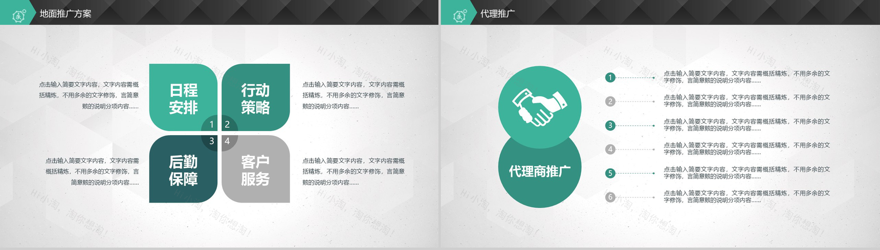 绿色科技动态商业融资计划书PPT模板-10